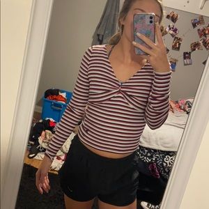 Long sleeve dressy tee